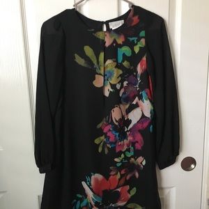 Black floral dress/shirt